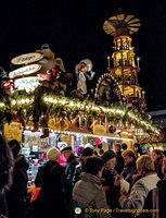 Food stall with great decorations