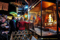 A very popular roast salmon stall