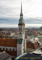 91 metre-high tower of St Peter's Church