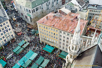 Marienplatz and Kaufingerstrasse Christmas markets