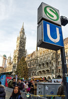 S-bahn and U-bahn at Marienplatz