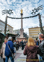 View of the Mariensaule or Mary's column