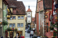 View of Rothenburg Plönlein and Siebersturm