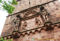 Statues on the entrance tower