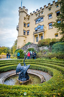 Hohenschwangau castle and garden