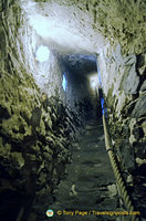 Marksburg - narrow staircase to Rhine wing