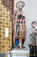 Interior of Löwenstein family chapel