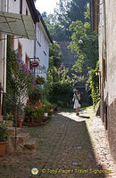 Exploring the alleyways of Miltenberg