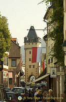 Looking down towards Würzburger Tor