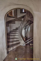 Marble spiral staircase