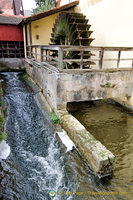 Neumühle with waterwheel