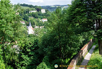 View of Veste Oberhaus footpath