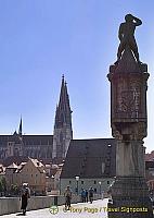 Bruckmandl looking south towards St Peter's Cathedral