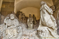 Sculptures outside St Jakobskirche