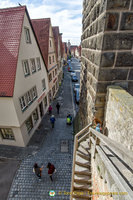 One of the exits from the Rothenburg wall