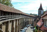 View of the wall walkway