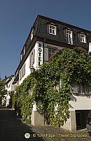 Breuer's Rudesheimer Schloss hotel has 23 rooms and 3 suites[Rudesheim - Rhine River Cruise - Germany]