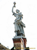 The wine maiden of Traben-Trarbach