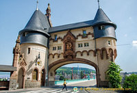 Brückentor or Bridge Gate, a symbol of the double city of Traben-Trarbach