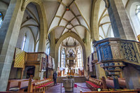 Altar and pulpit