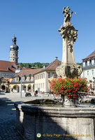 View of Weikersheim marktplatz