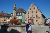 Tony in Weikersheim marktplatz