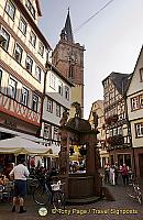 Wertheim historic centre and the Engelsbrunnen