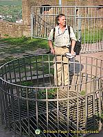 Tony checking out the Wertheim Castle well