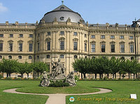 Garden facade of Würzburg Residenz