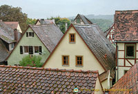 The roof-tops of Rothenburg