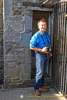 Gate to the top of Bunratty Castle