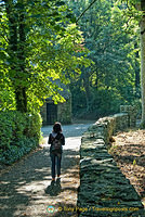 Walking towards the Blacksmith's forge