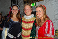 Three charming Bunratty Castle staff