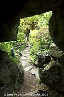 From the cave the first steps of life leads along the path of childhood