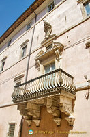 Beautiful cast-iron balcony