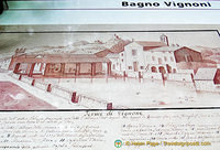 Picture of the Bagno Vignoni bath