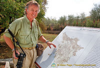 Tony checks out the map of Il Termalismo