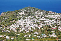 Aerial view of the Bay of Naples