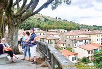 Piazza Garribaldi is also the carpark where coaches set down visitors