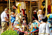 Merry-go-round on Piazza della Repubblica