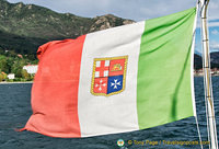 Flying the flag on Lake Maggiore