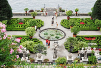 View of Isola Bella Italian garden