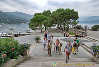 Isola Bella pier area