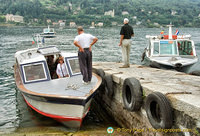 Isola Bella boat pier