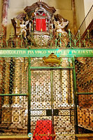 Behind this wrought-iron gate is the Chapel of San Giuseppe dedicated to the Madonna's Holy Ring