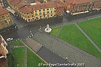 The Field of Miracles from the Tower of Pisa