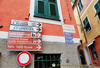 Salita San Giorgio is the road up to the Castello Brown and the panoramic lookout