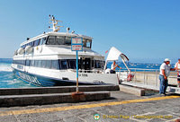 Pier for the ferries and jetfoils to and from Positano