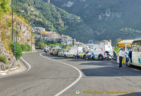 Stopping point for a view of Positano