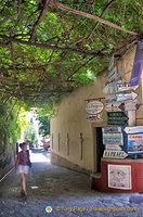 Exploring the laneways of Positano